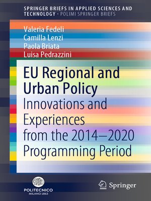 cover image of EU Regional and Urban Policy